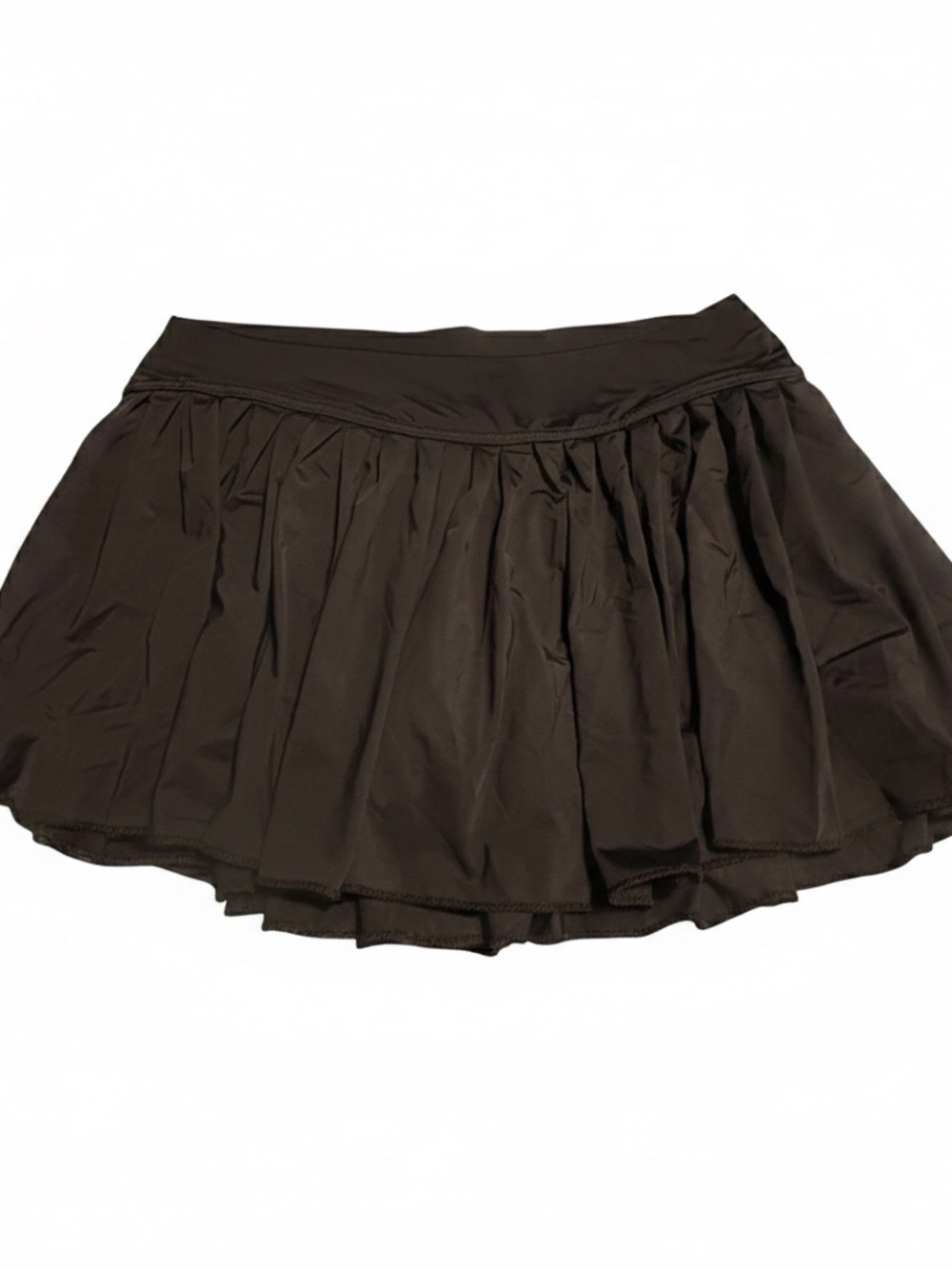 Black Flowy Mini Skort